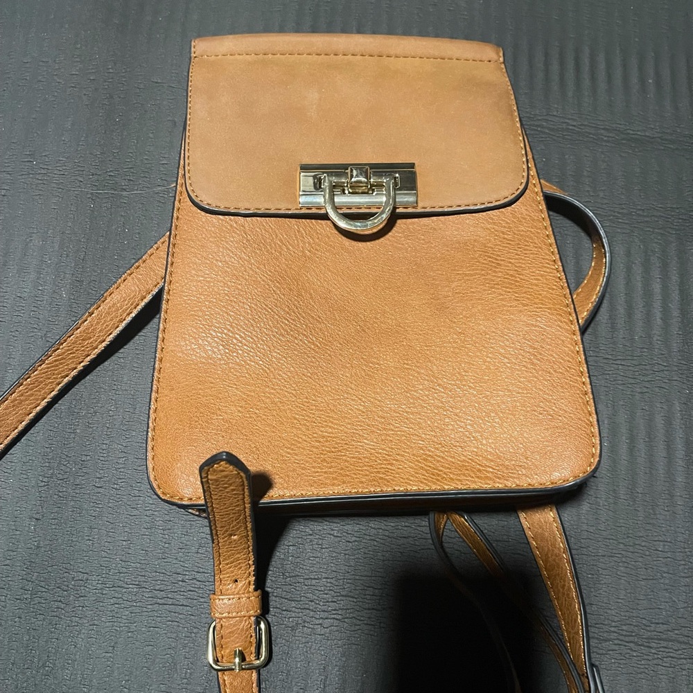 Backpack faux leather